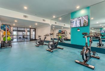 State-of-the-art fitness center w/ cardio + residence equipment